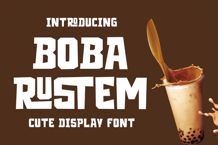 Boba Rustem - Cute Font Font Download