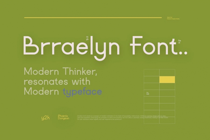 Brraelyn Typeface Font Download
