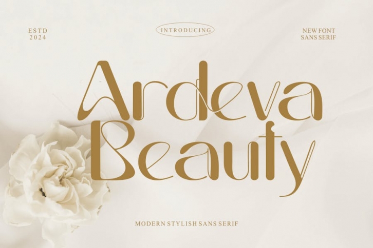 ArdevaBeauty - Modern Stylish Sans Serif Font Download