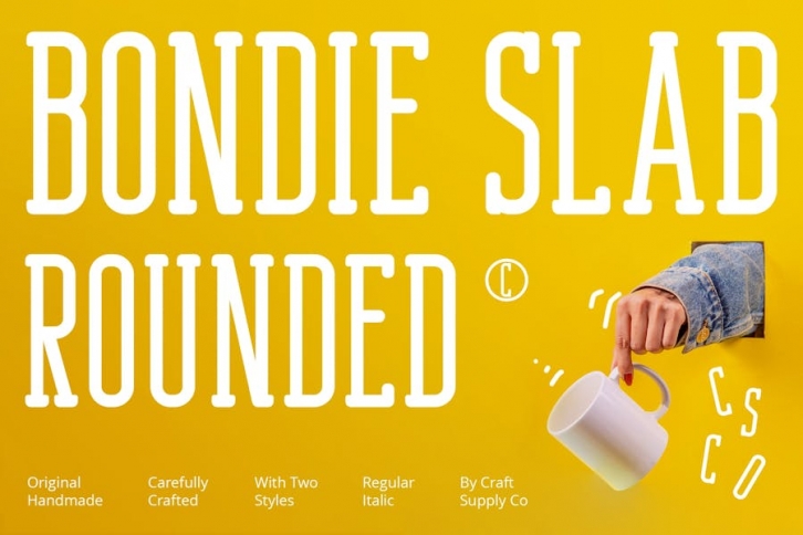 Bondie Slab Rounded Font Download