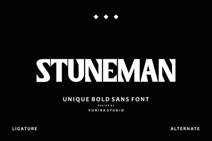 Stuneman - Bold Sans Font Download