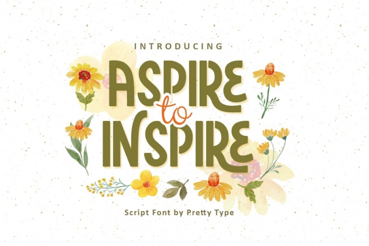 TS Aspire to inspire Font Download
