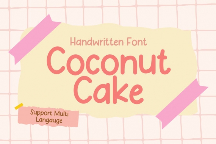 Coconut Cake Font Download