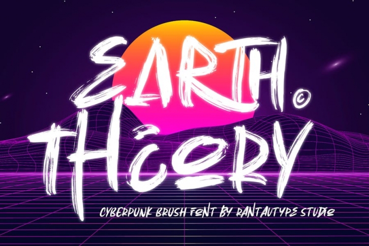 Earth Theory Street Brush Font Font Download