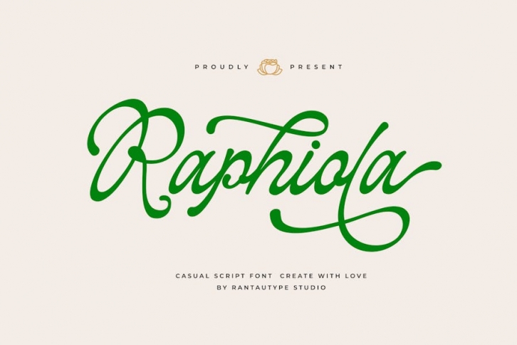 Raphiola Modern Casual Script Font Font Download