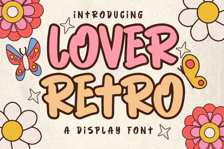 Retro Lover Marker Kids Display Font Font Download
