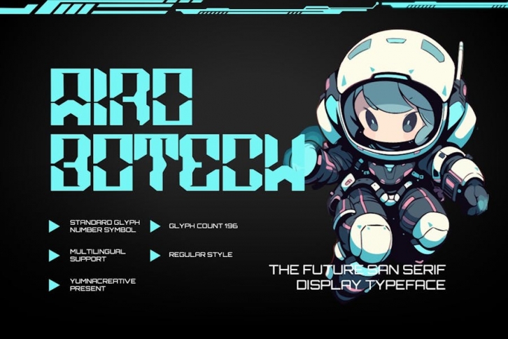 Airobotech - Future Sans Serif Font Font Download