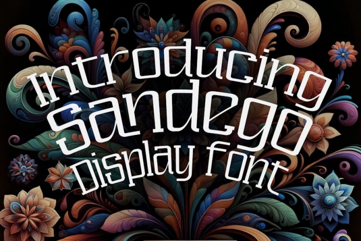 Sandego Display Font Font Download