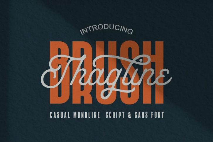 Brush Thagline Font Download