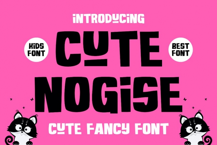 Cute Nogise | Cute Typeface Font Download