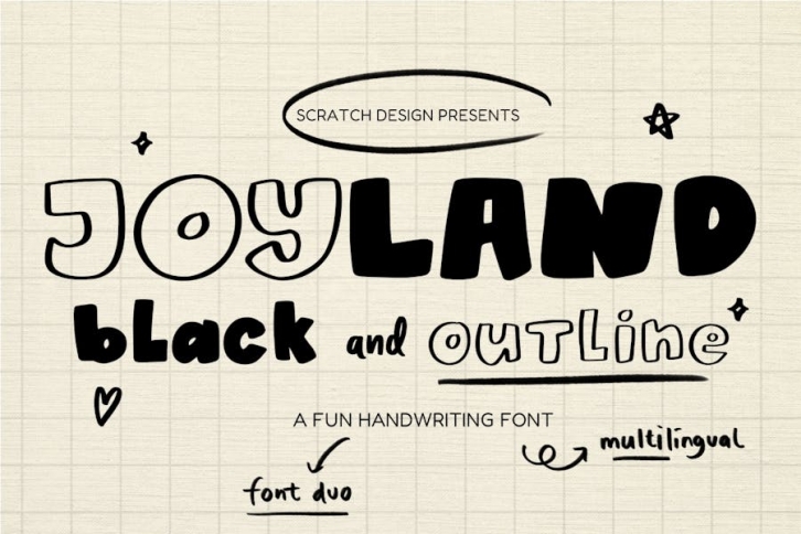 Joyland Font Duo Font Download