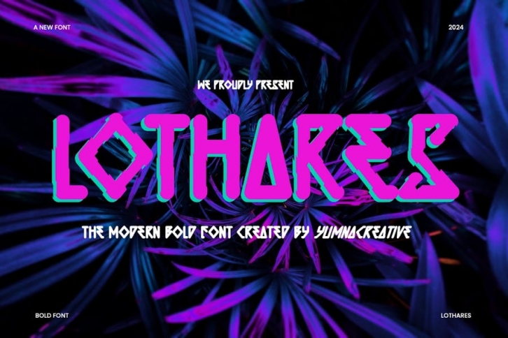 Lothares - Modern Bold Font Font Download