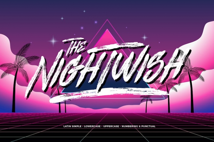 Nightwish - Disco Script Retro Font Font Download