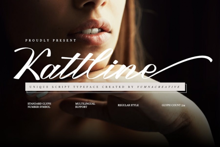 Kattline - Unique Script Font Font Download