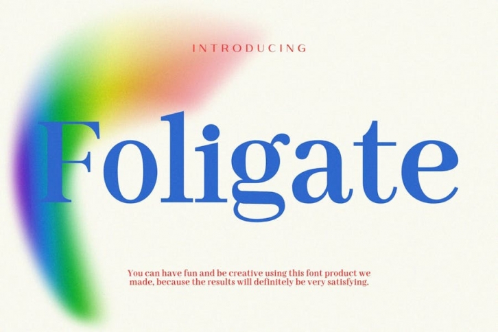 Foligate Modern Serif Typeface Font Download