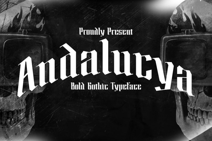 Andalucya - Gothic Typeface Font Download