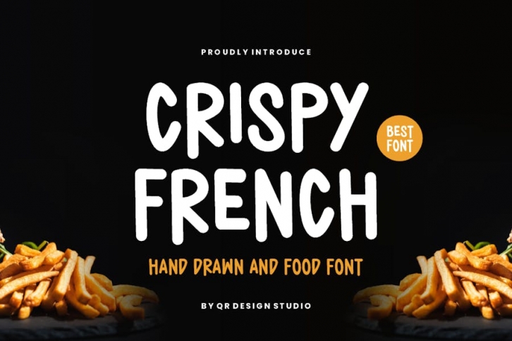 Crispy French - Hand Drawn & Food Font Font Download