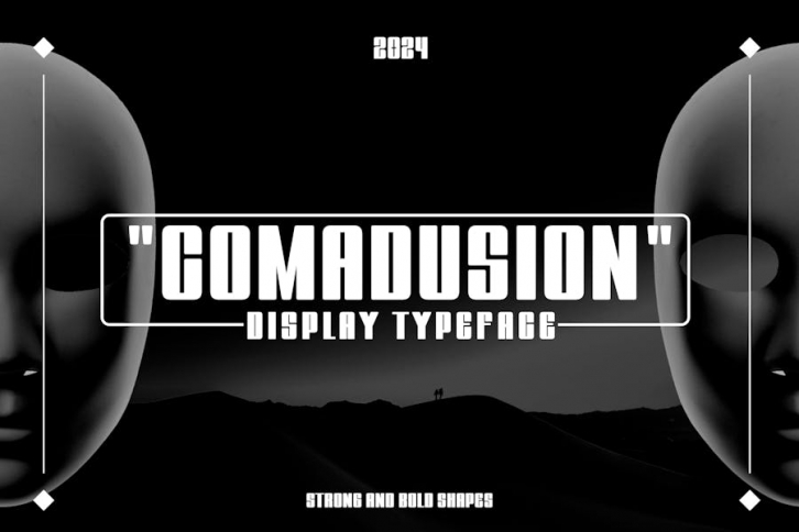 Comadusion - Display Typeface Font Download