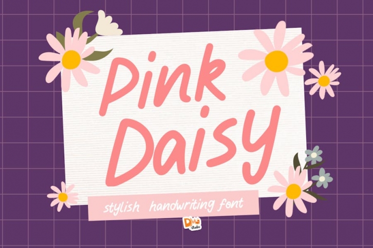Pink Daisy Font Download
