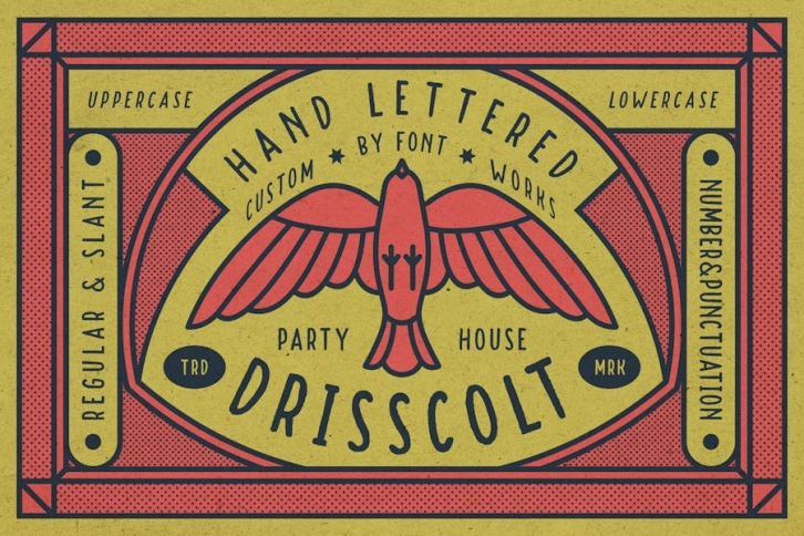 Drisscolt - Hand Lettered Font Font Download