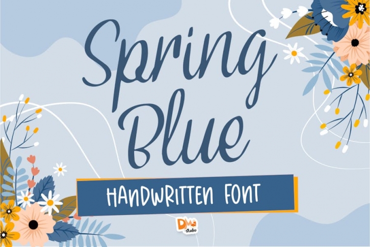 Spring Blue Font Download
