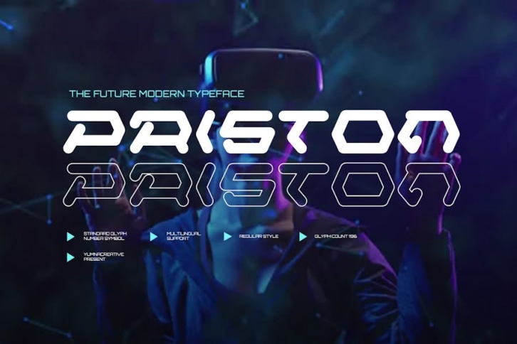 Priston - Future Modern Font Font Download