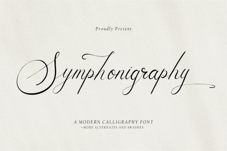 QF Symphonigraphy Font Download