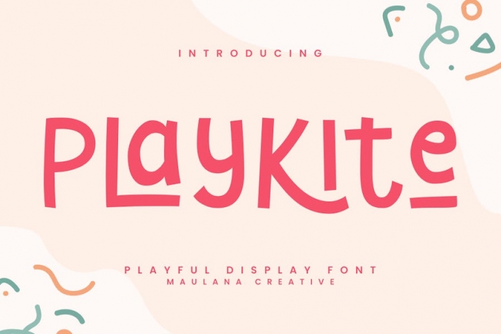 Playkite Playful Display Font Font Download