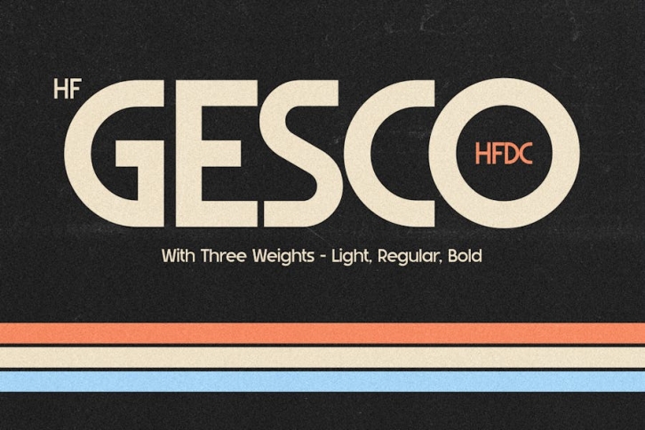 HF Gesco Sans Serif Font Download