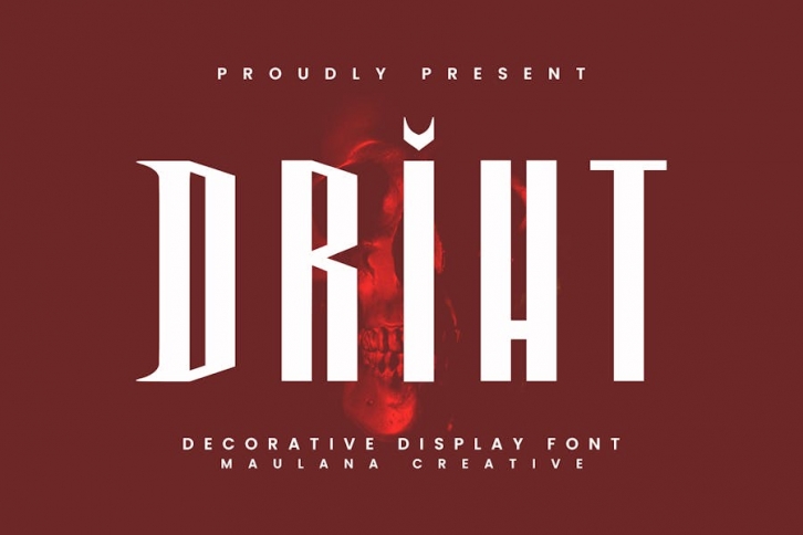 Driht Decorative Display Font Font Download