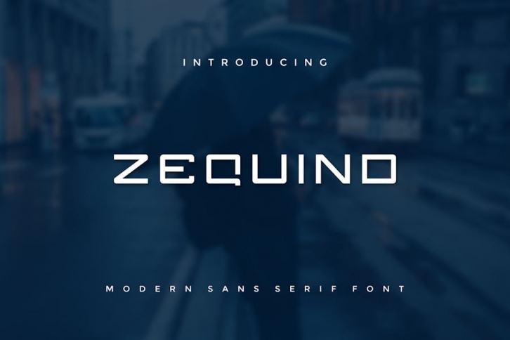 Zequind - Modern Sans Serif Font Font Download