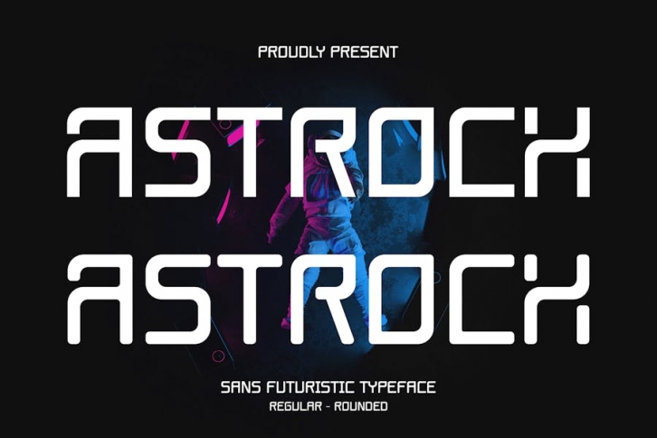 Astroch - Sans Futuristic Font Font Download