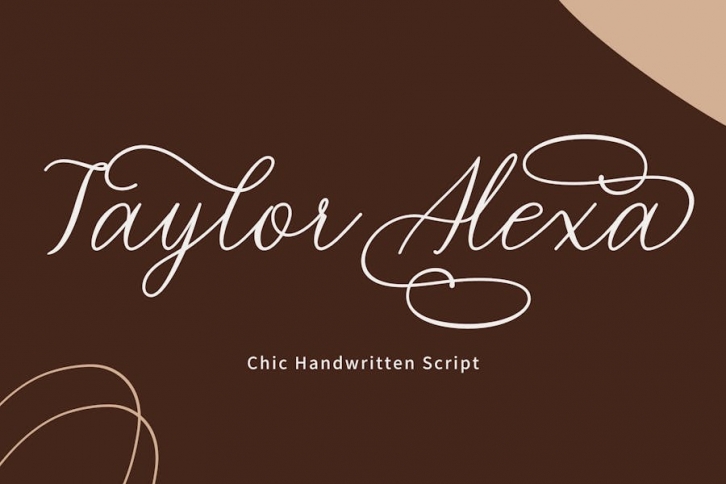 Taylor Alexa Script Font Download