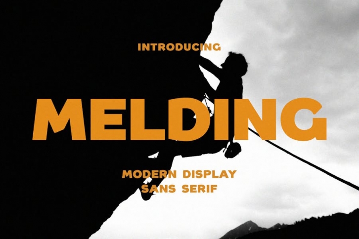 Melding - Modern Display Font Font Download