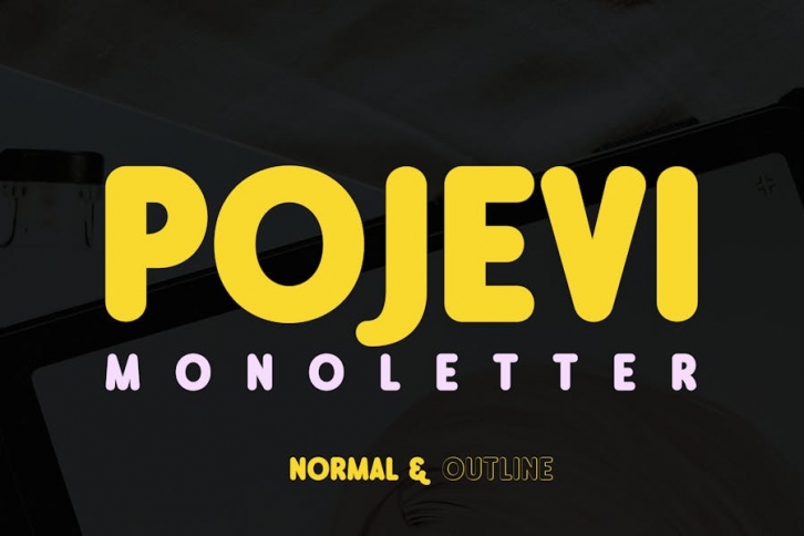 Pojevi Monoletter Font Font Download