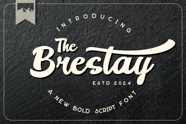 Brestay Bold Script Font Font Download