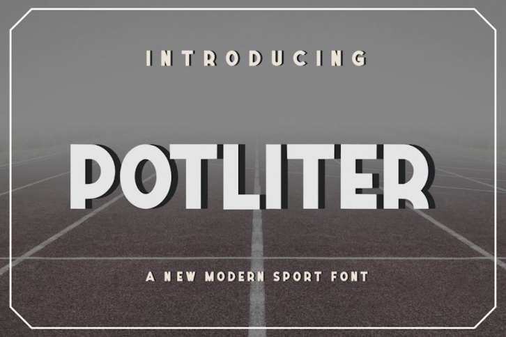 POTLITER Modern Sport Font Font Download