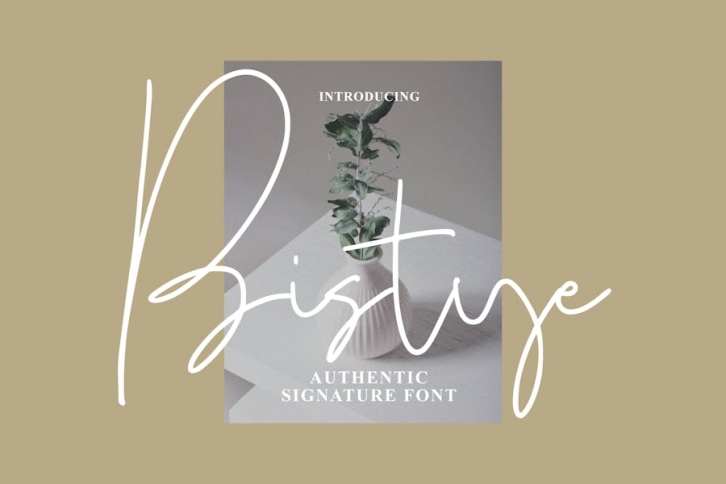 Bistye Signature Font Download