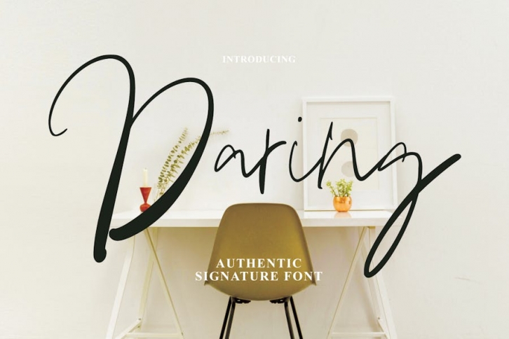 Daring Signature Font Download