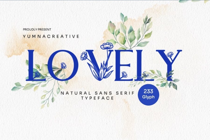 Lovely - Natural Sans Serif Font Font Download