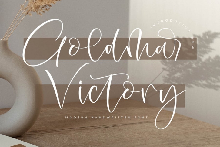 Goldmar Victory Modern Handwritten Font Font Download