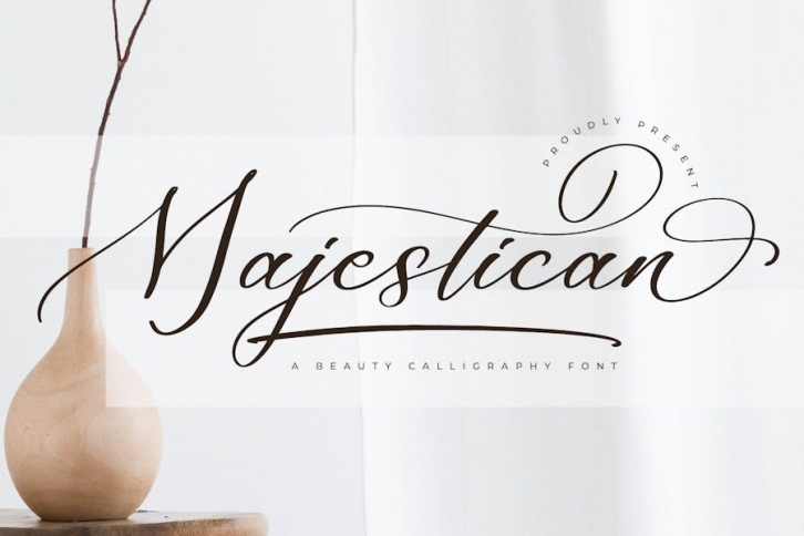 Majestican Calligraphy Font Font Download