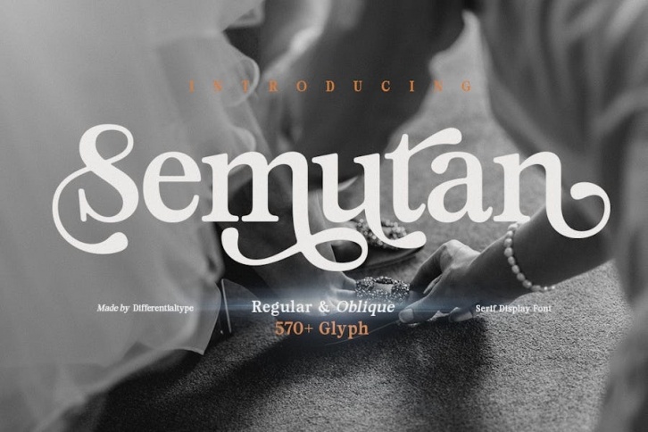 Semutan - Serif Display Font Font Download