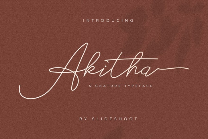 Akitha Signature Font Font Download