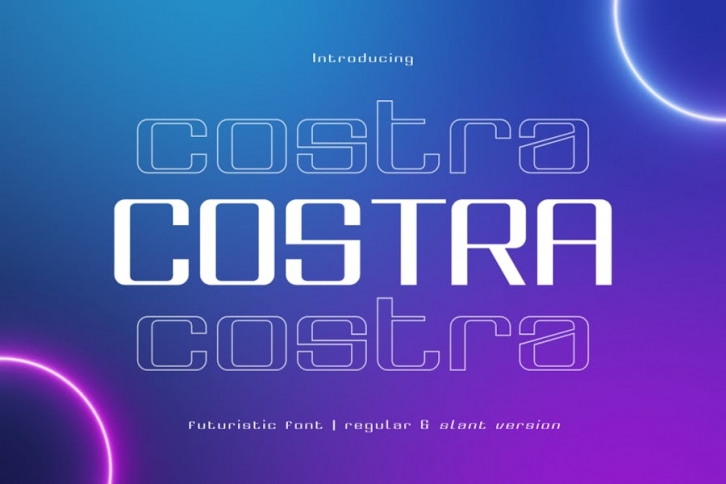 Costra – Y2k Futuristic Font Font Download