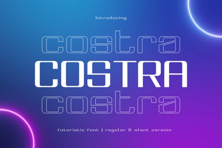 Costra â€“ Y2k Futuristic Font Font Download