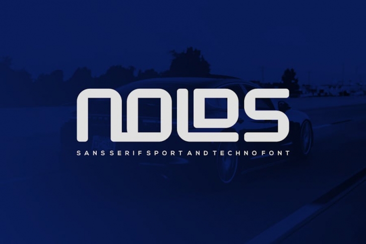 Nolds - Sans Serif Sport And Techno Font Font Download