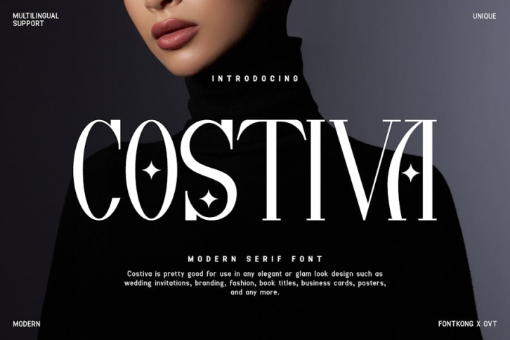 Costiva - Modern Serif Font Font Download