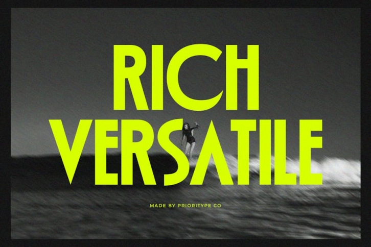 Rich Versatile - Display Sans Font Download