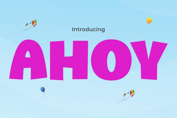 Ahoy - Kids Font Font Download